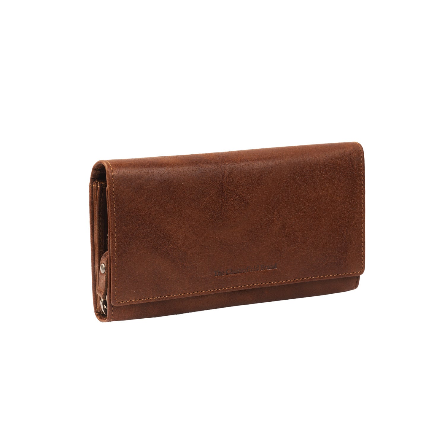 Cognac Leather Wallet Hampton, front view
