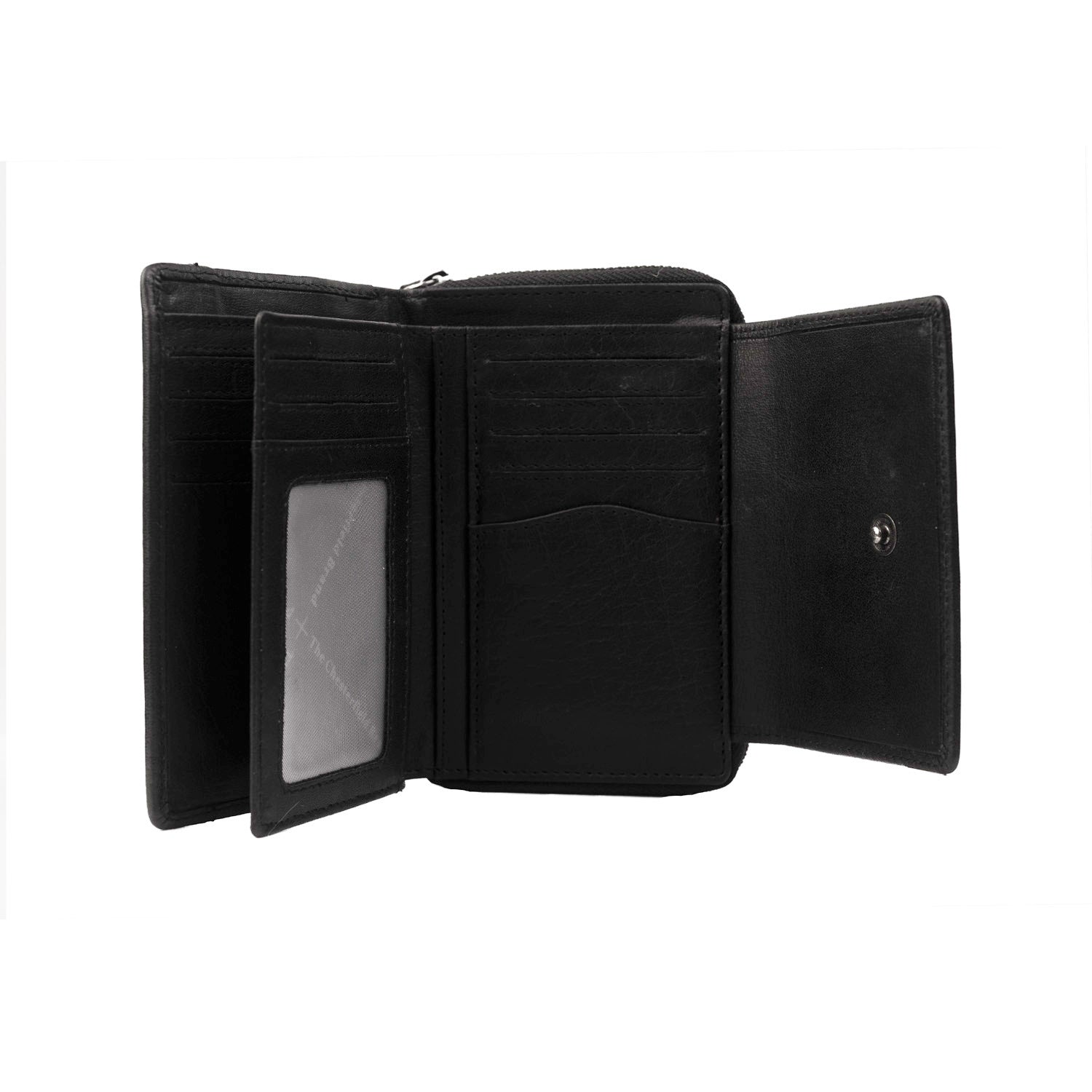 Black Leather Wallet Hanoi, detail view 1