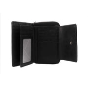 Black Leather Wallet Hanoi, detail view 1