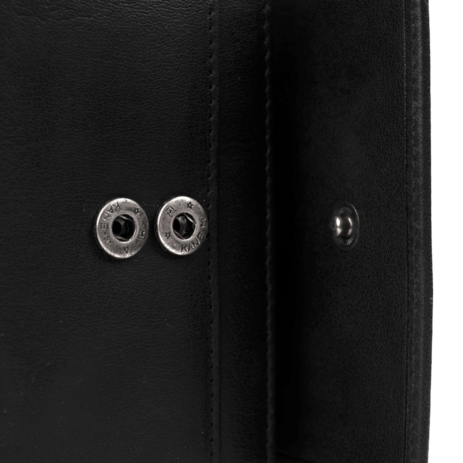 Black Leather Wallet Hanoi, detail view 3