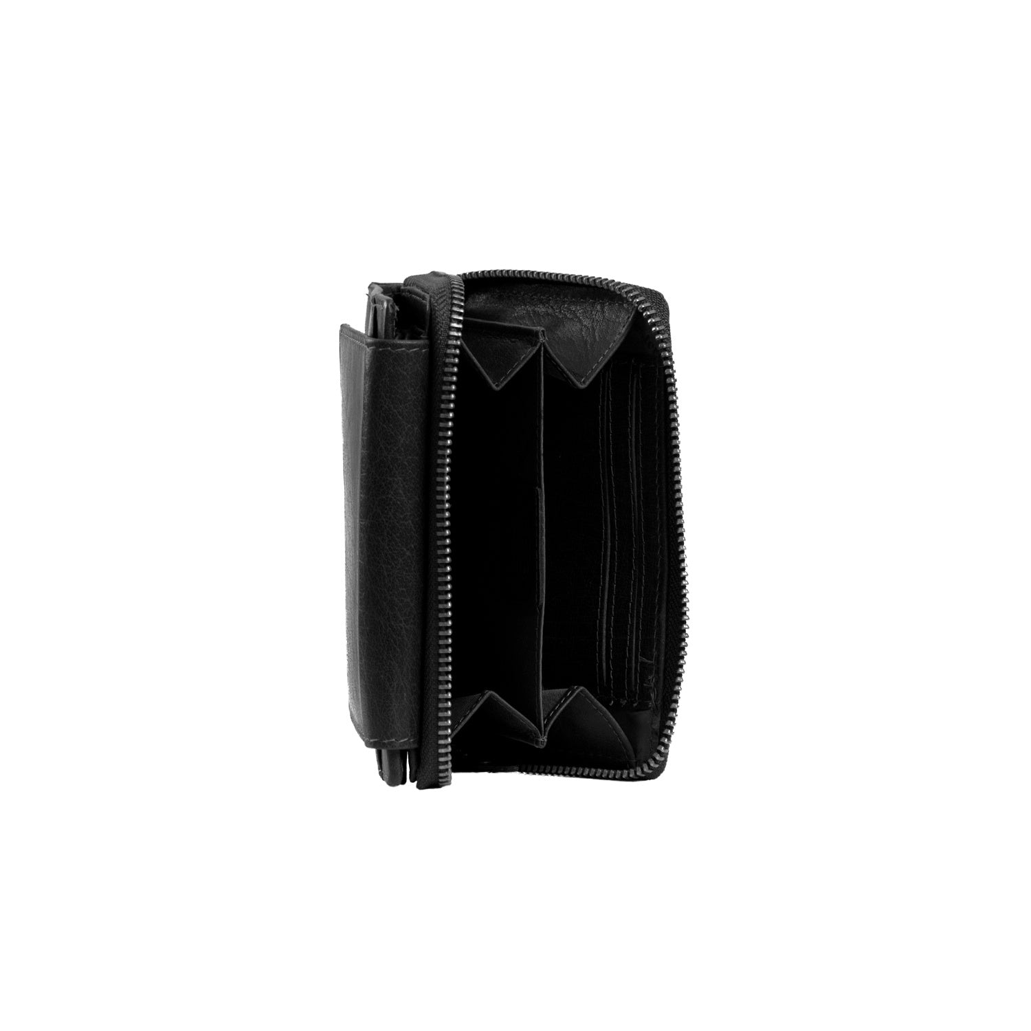 Black Leather Wallet Hanoi, product view 2