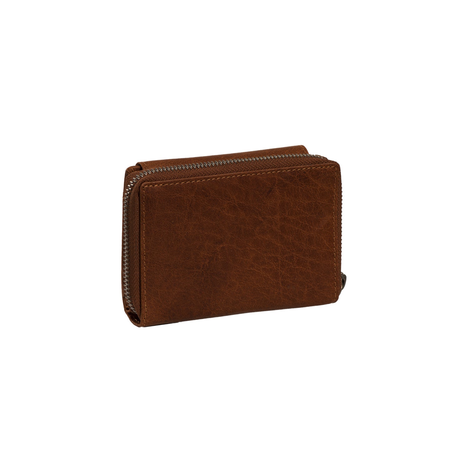 Cognac Leather Wallet Hanoi, detail view 4