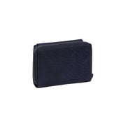 Navy Leather Wallet Hanoi, detail view 3