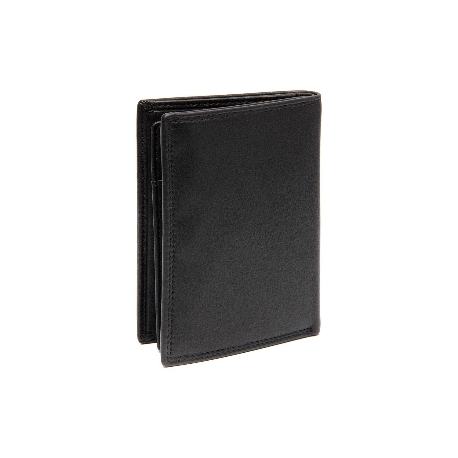 Black Leather Wallet Hanson, detail view 4