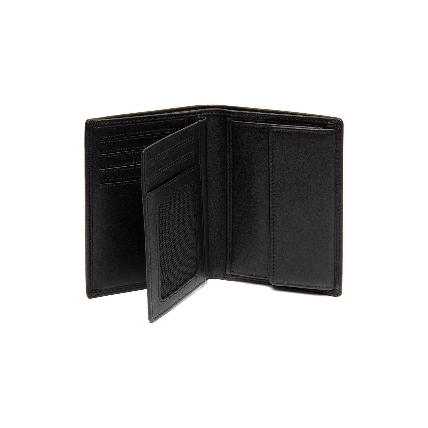 Black Leather Wallet Hanson, product view 2