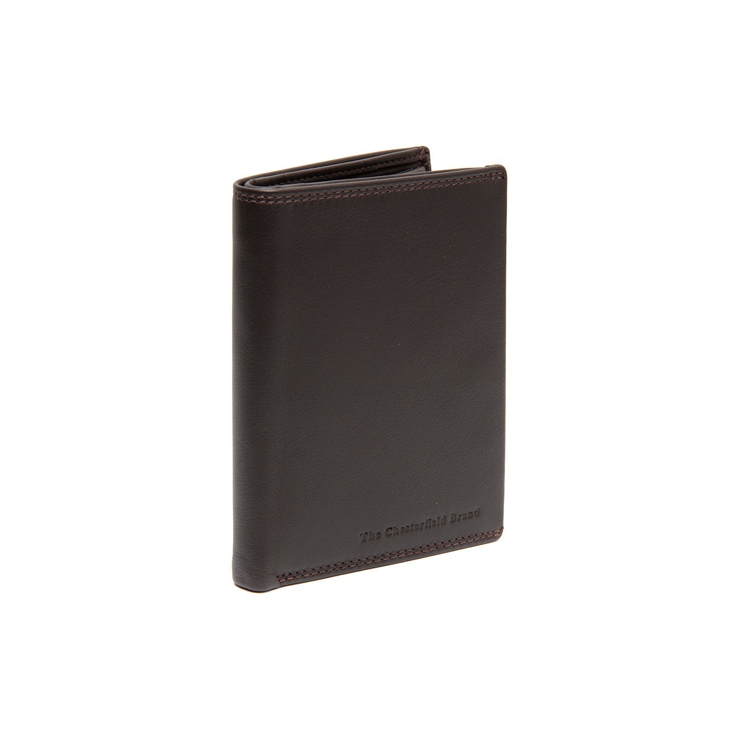 Brown Leather Wallet Hanson, front view