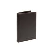 Brown Leather Wallet Hanson, front view