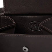 Brown Leather Wallet Harlem, detail view 1