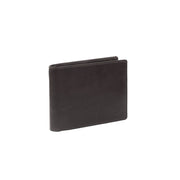 Brown Leather Wallet Harlem, front view