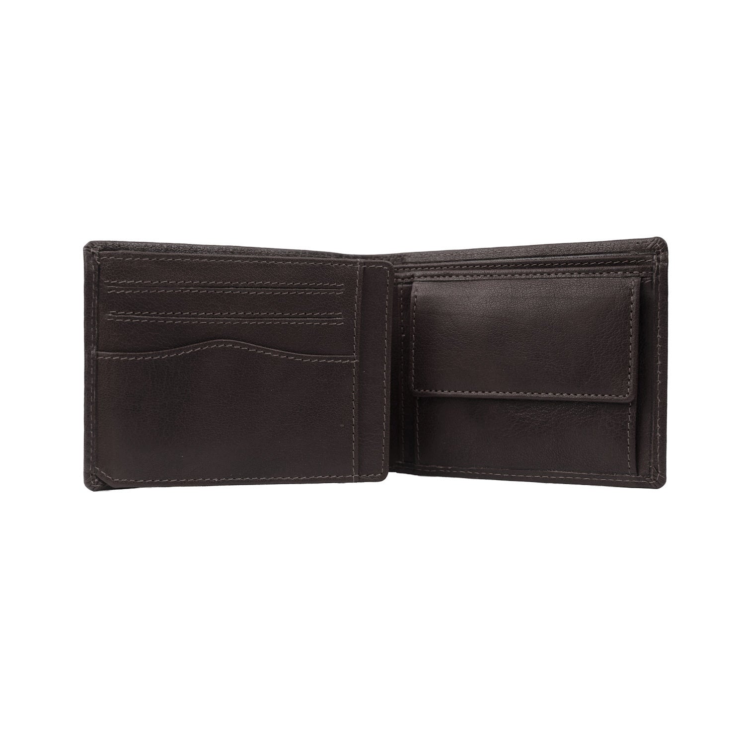 Brown Leather Wallet Harlem, product view 2