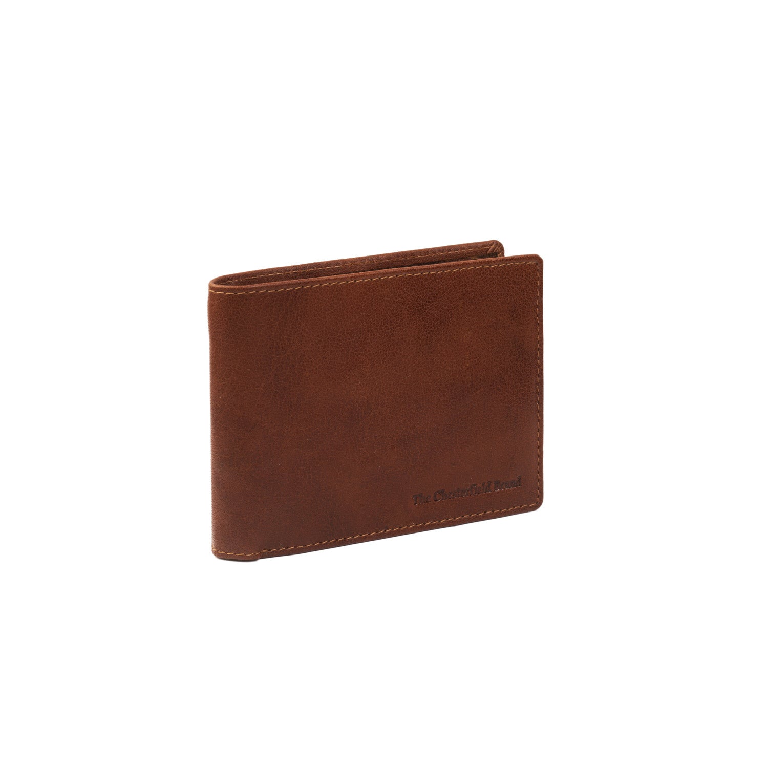 Cognac Leather Wallet Harlem, front view