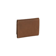 Cognac Leather Wallet Harthoft, detail view 5