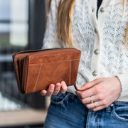 Cognac Leather Wallet Havana, product view 2