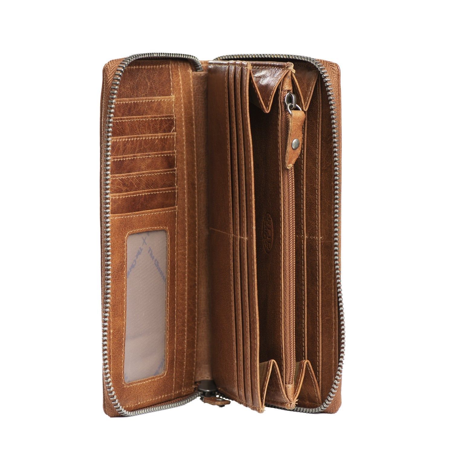 Cognac Leather Wallet Havana, product view 3