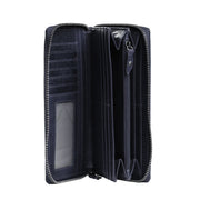 Navy Leather Wallet Havana, product view 2
