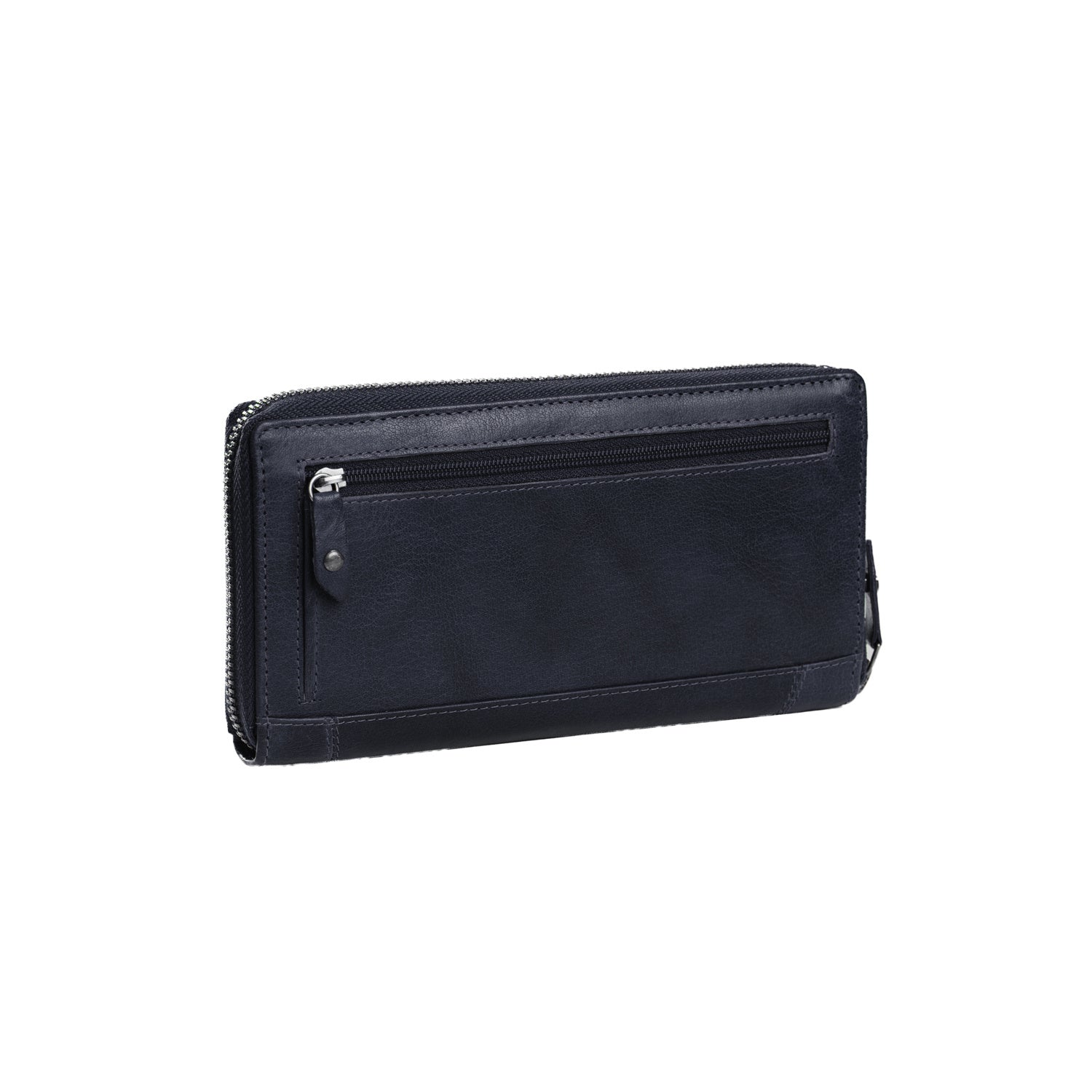 Navy Leather Wallet Havana, product view 3