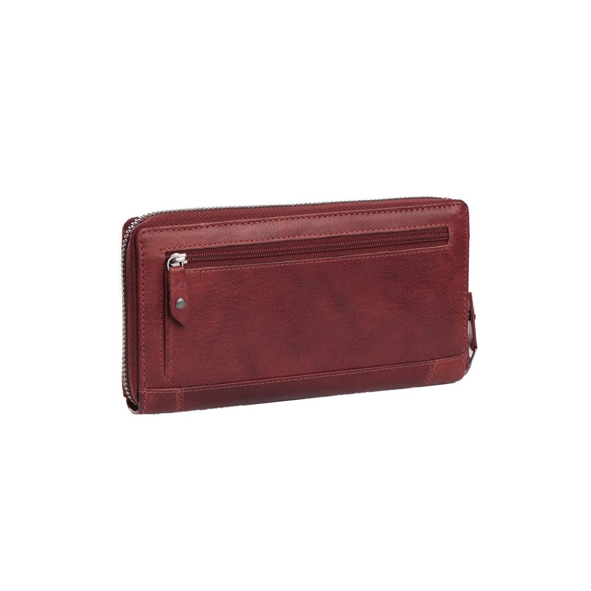 Red Leather Wallet Havana, detail view 5