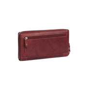 Red Leather Wallet Havana, detail view 5
