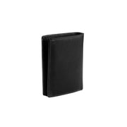 Black Leather Wallet Hazel, detail view 3
