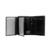 Black Leather Wallet Hazel, product view 3