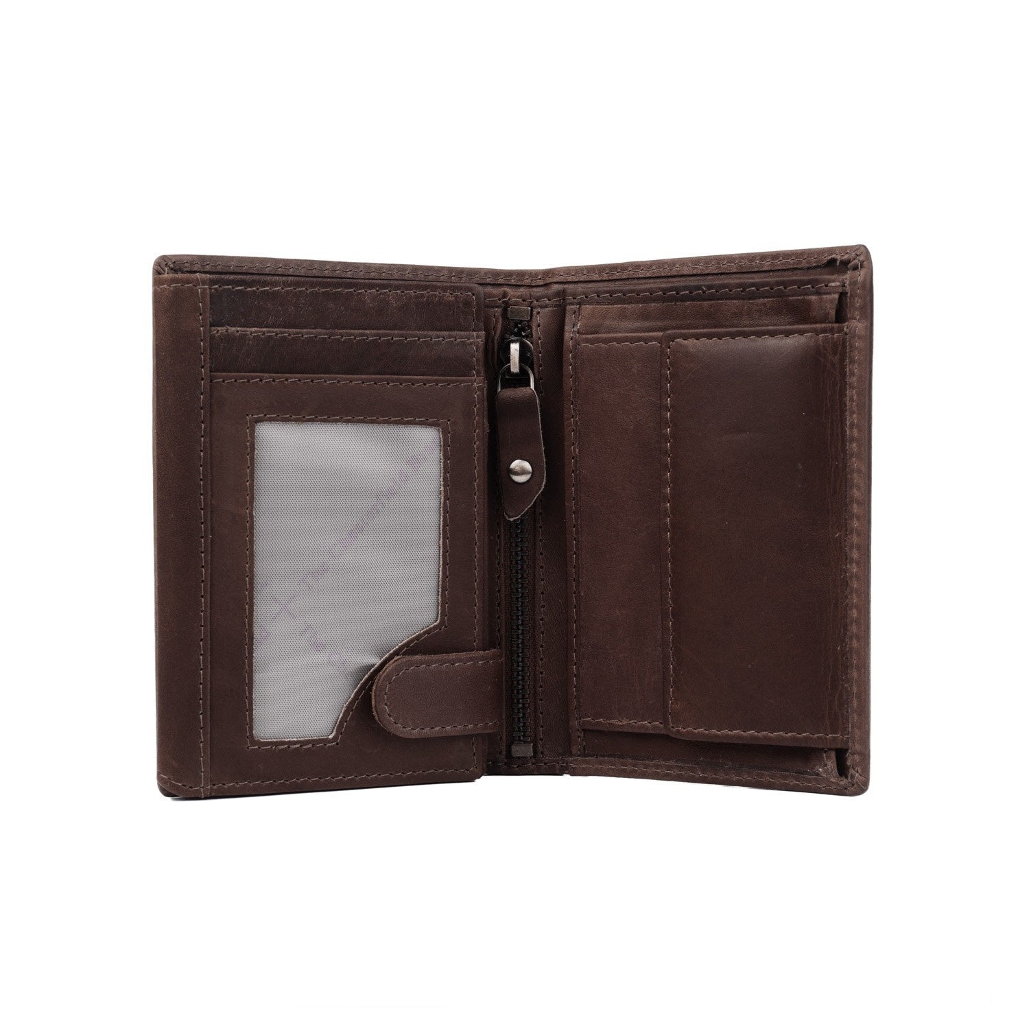 Brown Leather Wallet Hazel, product view 2