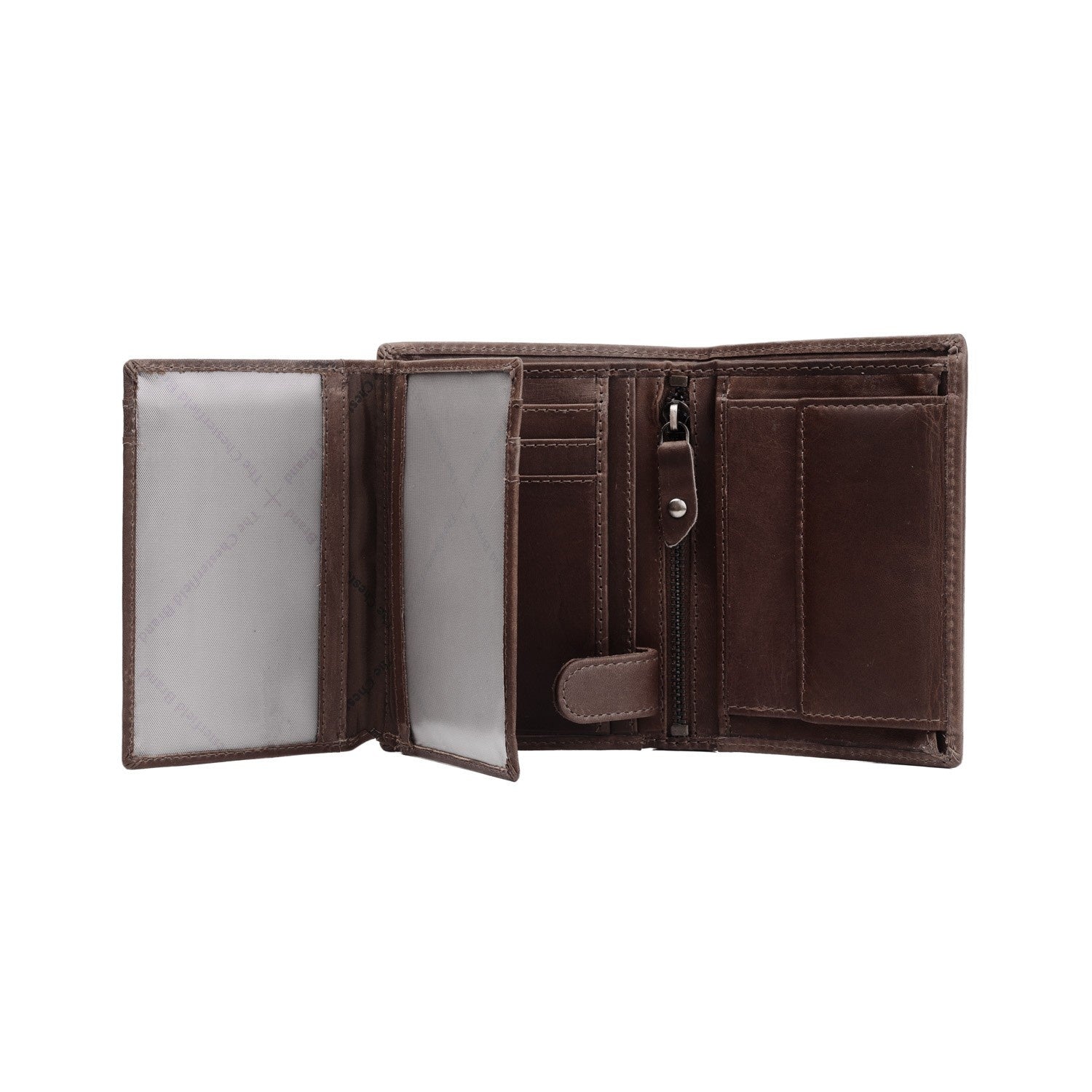 Brown Leather Wallet Hazel, product view 3