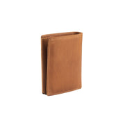Cognac Leather Wallet Hazel, detail view 3