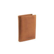 Cognac Leather Wallet Hazel, front view