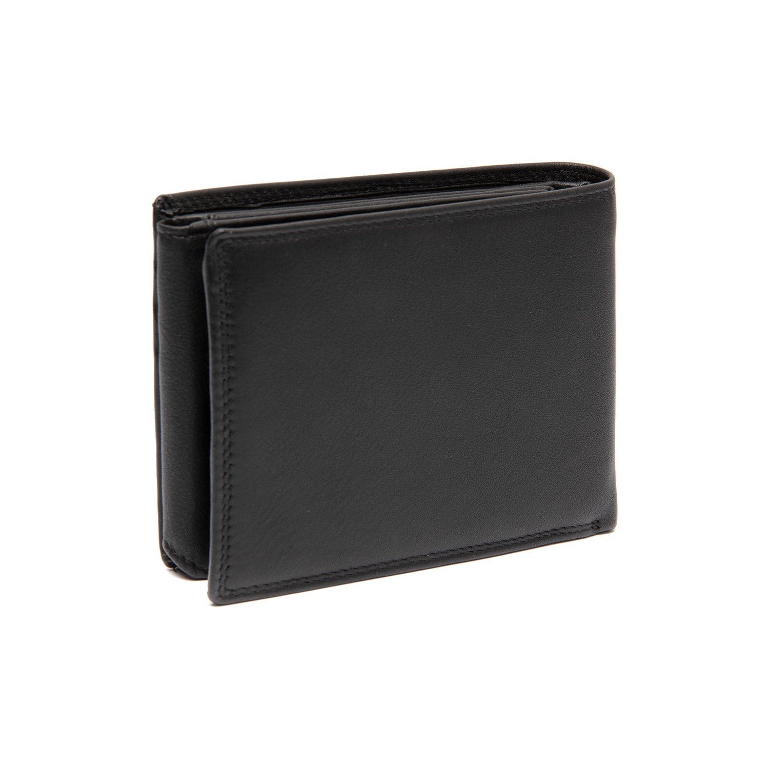 Black Leather Wallet Hendrick, detail view 4