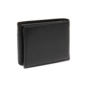 Black Leather Wallet Hendrick, detail view 4