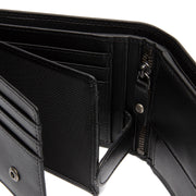 Black Leather Wallet Hendrick, product view 3
