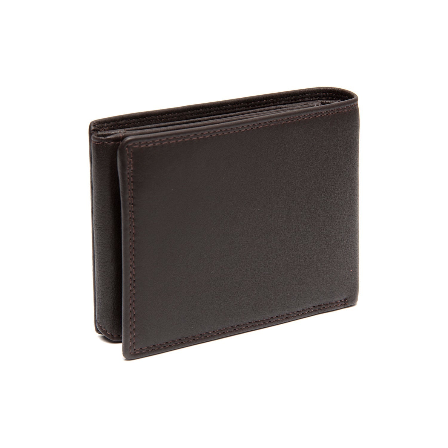 Brown Leather Wallet Hendrick, detail view 4