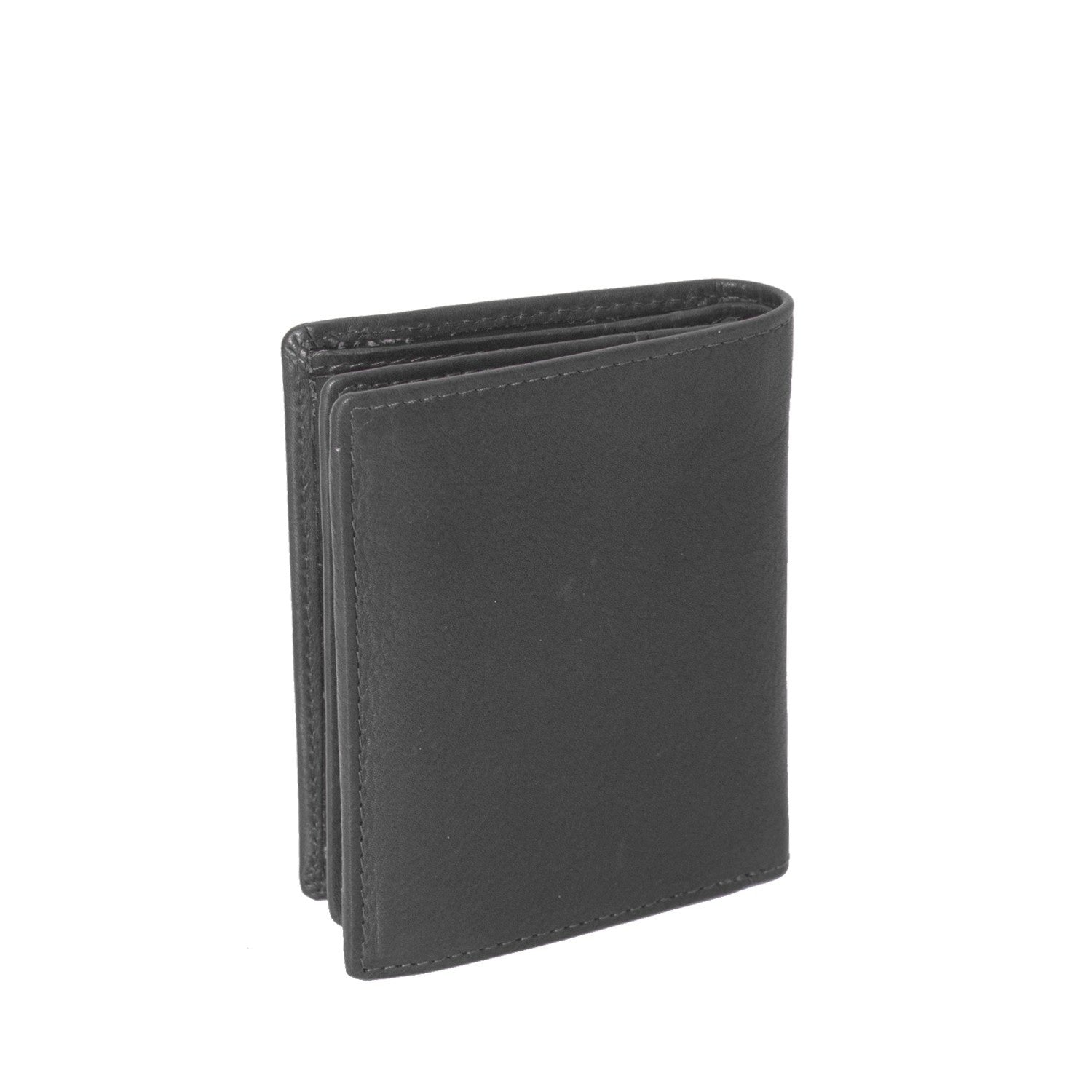 Black Leather Wallet Hereford, detail view 3