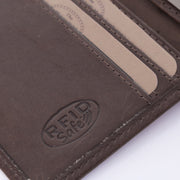 Brown Leather Wallet Hereford, detail view 1
