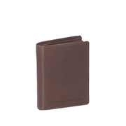 Brown Leather Wallet Hereford, front view