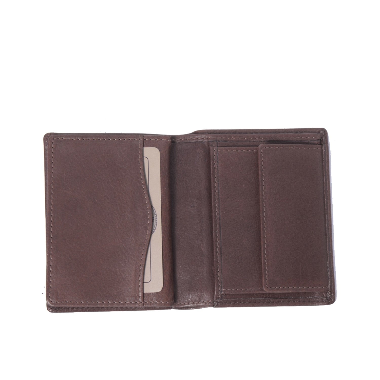 Brown Leather Wallet Hereford, product view 3