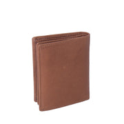 Cognac Leather Wallet Hereford, detail view 3