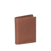 Cognac Leather Wallet Hereford, front view
