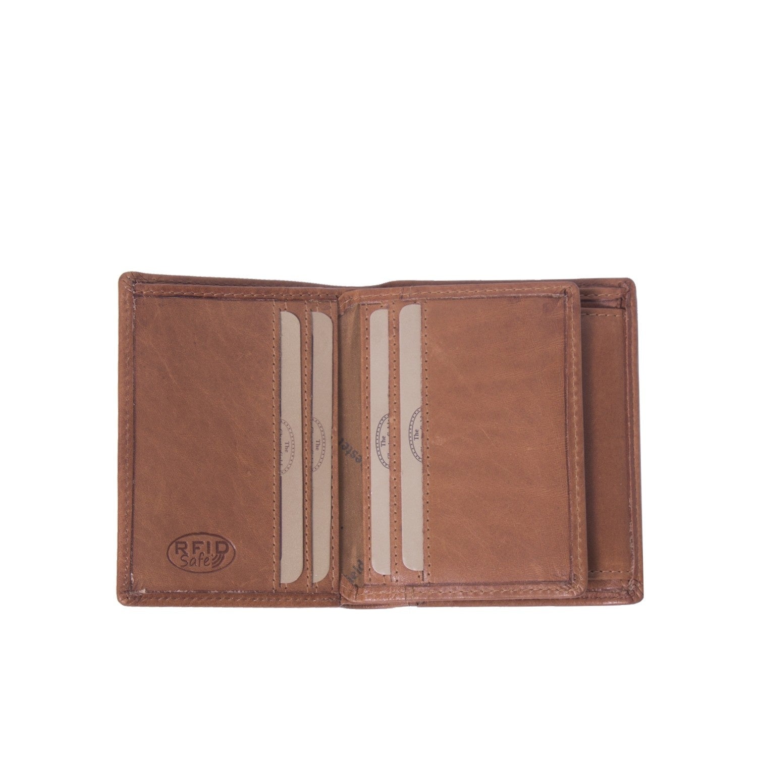 Cognac Leather Wallet Hereford, product view 3