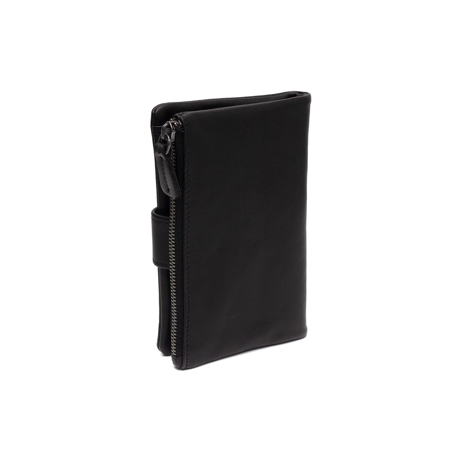 Black Leather Wallet Landau, detail view 4