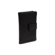 Black Leather Wallet Landau, front view