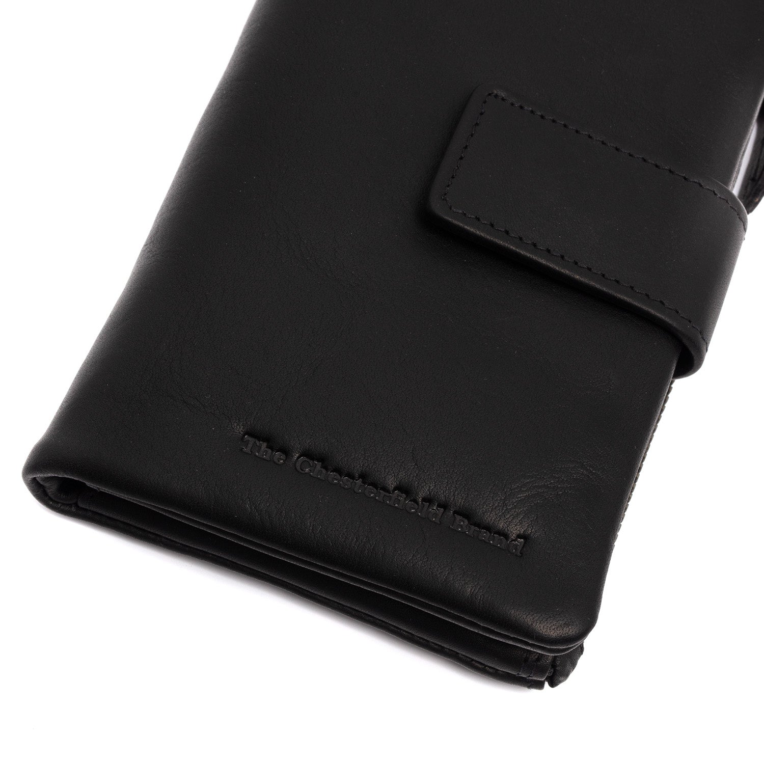 Black Leather Wallet Landau, product view 2