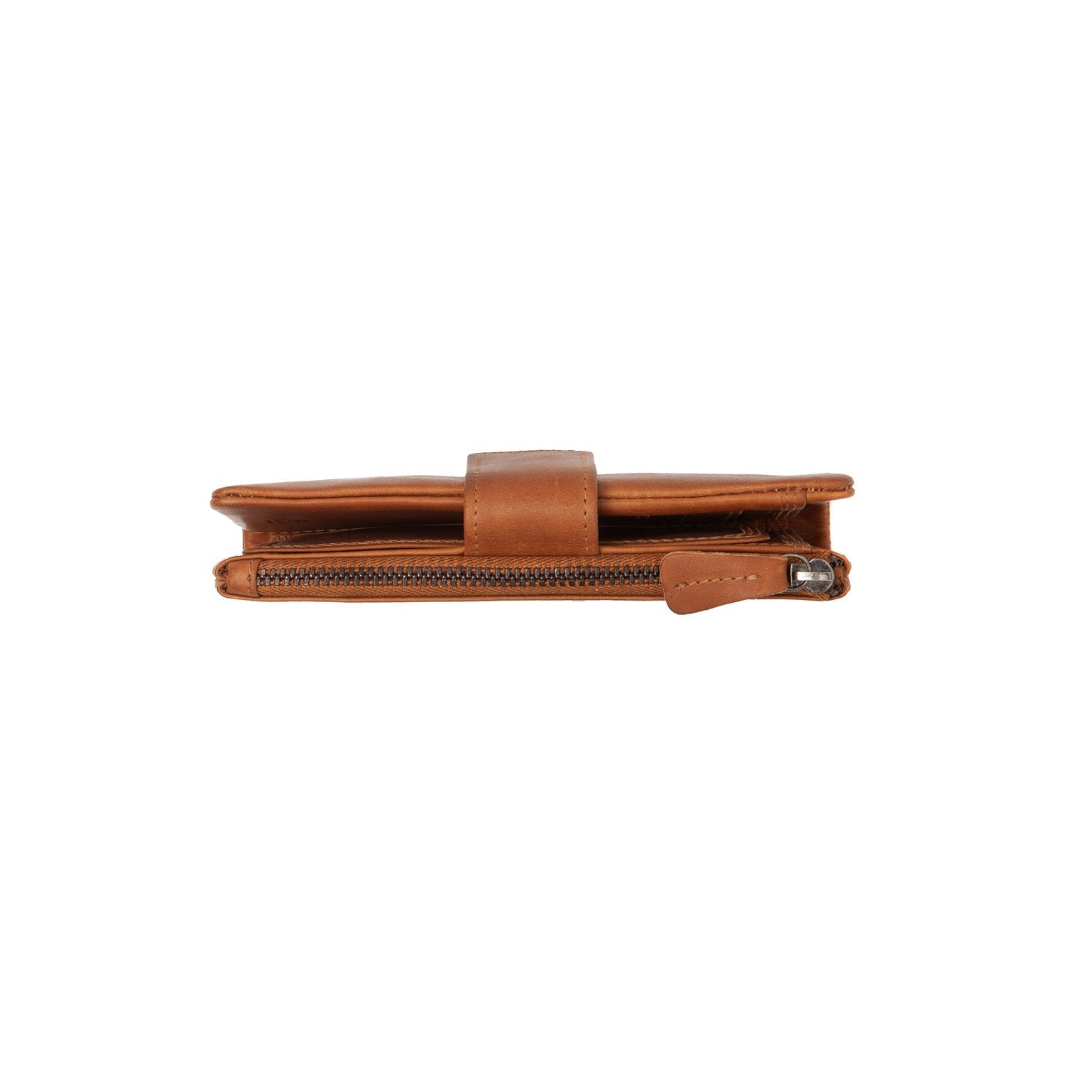 Cognac Leather Wallet Landau, detail view 5