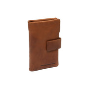 Cognac Leather Wallet Landau, front view