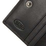 Black Leather Wallet Lenwick, detail view 3