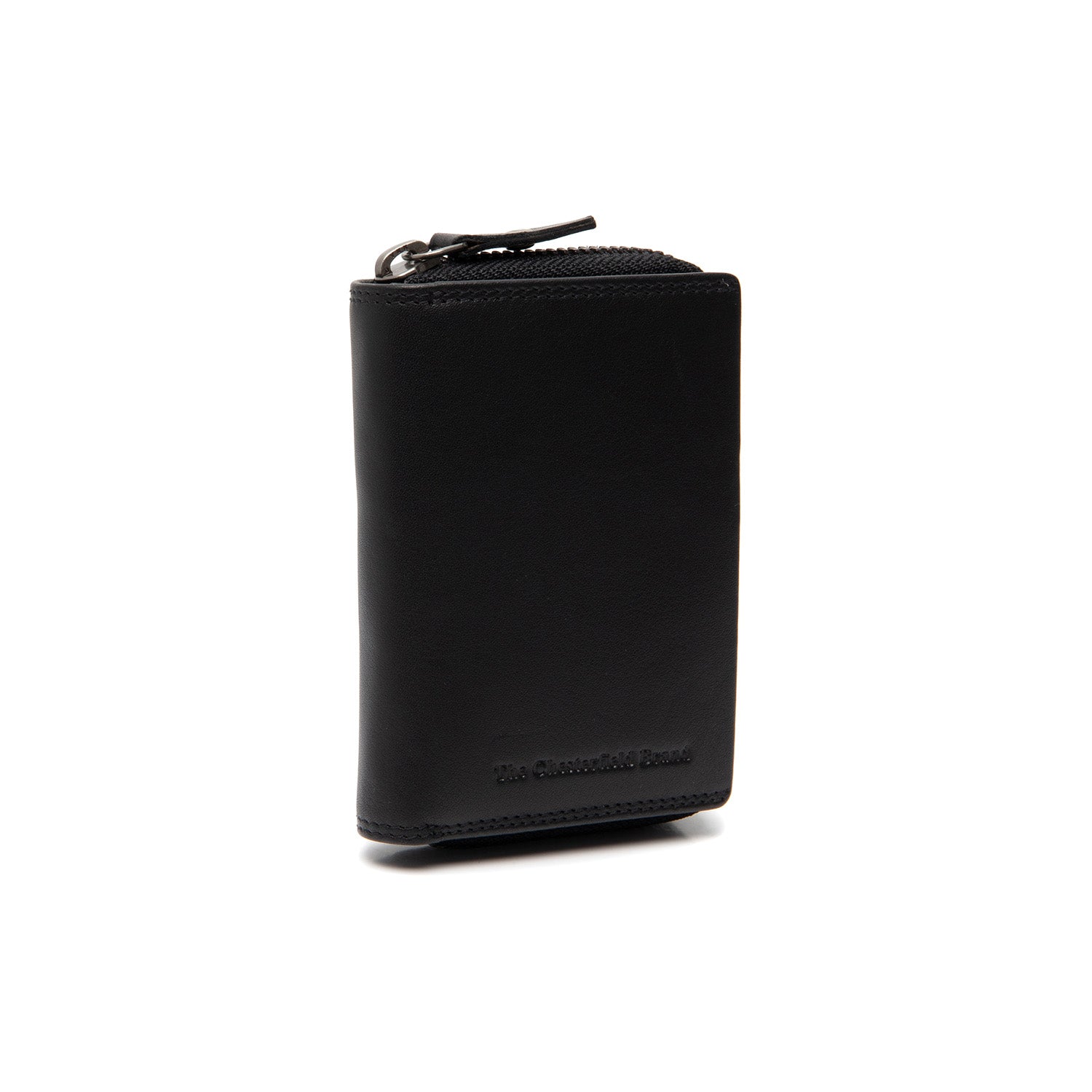 Black Leather Wallet Lenwick, front view