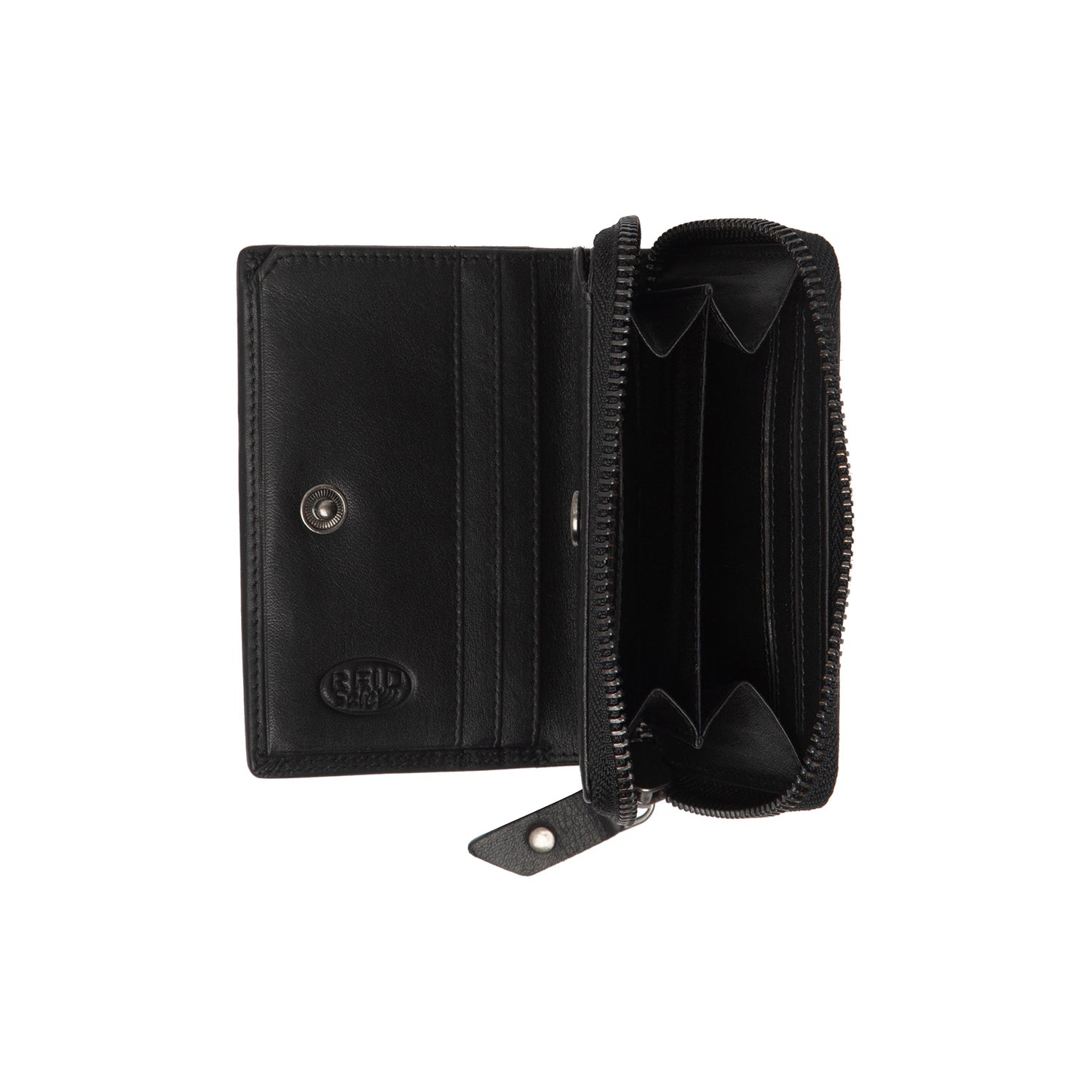 Black Leather Wallet Lenwick, product view 2