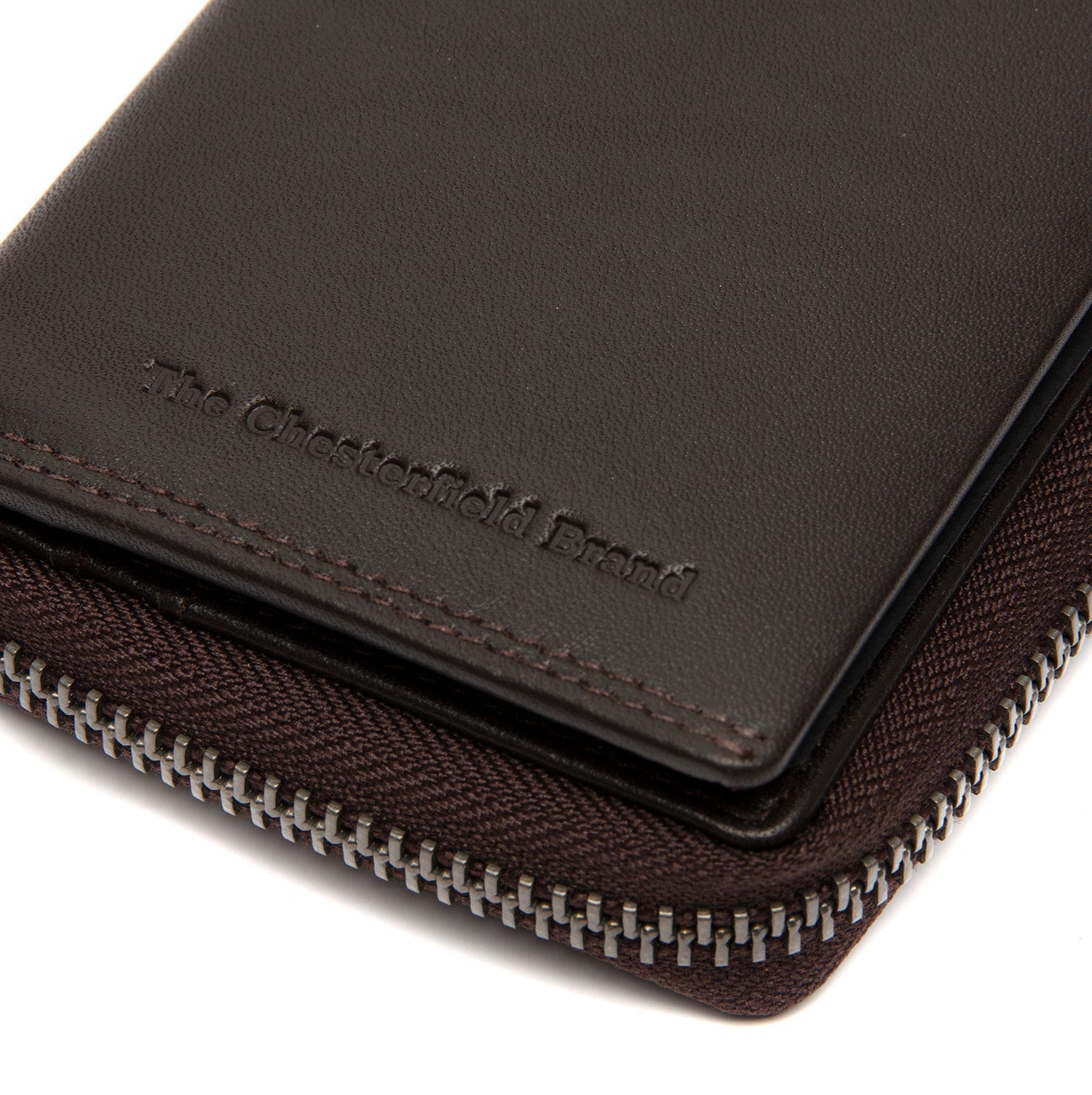 Brown Leather Wallet Lenwick, detail view 1