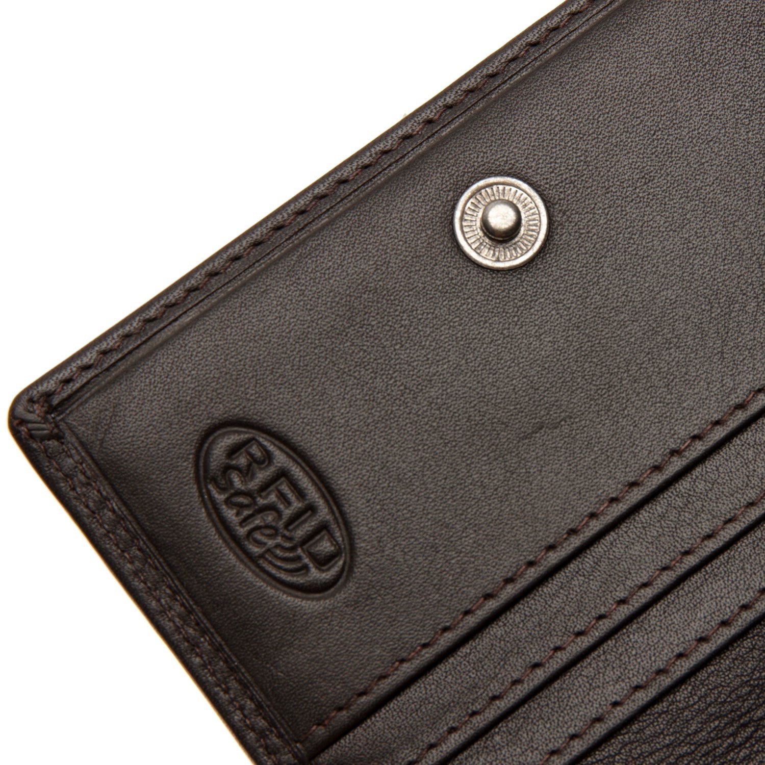 Brown Leather Wallet Lenwick, detail view 3