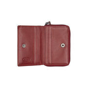 Red Leather Wallet Lenwick, detail view 1